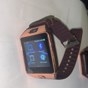 RoHS gold  Brown Smart‎ Watch